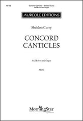 Concord Canticles SATB choral sheet music cover